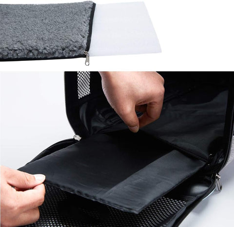 Vceoa 17.5"x11"x11" Pet Carrier for Cats