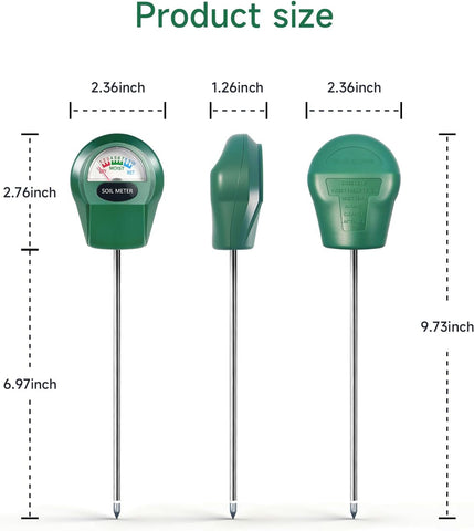 Soil Moisture Meter for Plants, Hygrometer Sensor Water Monitor, Plant Moisture Tester for Indoor Outdoor Garden, Potted Plants, Farm, Lawn, No Battery (Style 1)