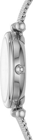 Fossil Women's Watch and Bracelet Set, Carlie Three-Hand Stainless Steel Watch for Women and Bracelet Set