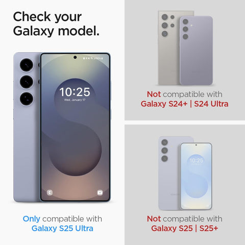 Spigen GlasTR EZ FIT Screen Protector Tempered Glass for Galaxy S25 Ultra