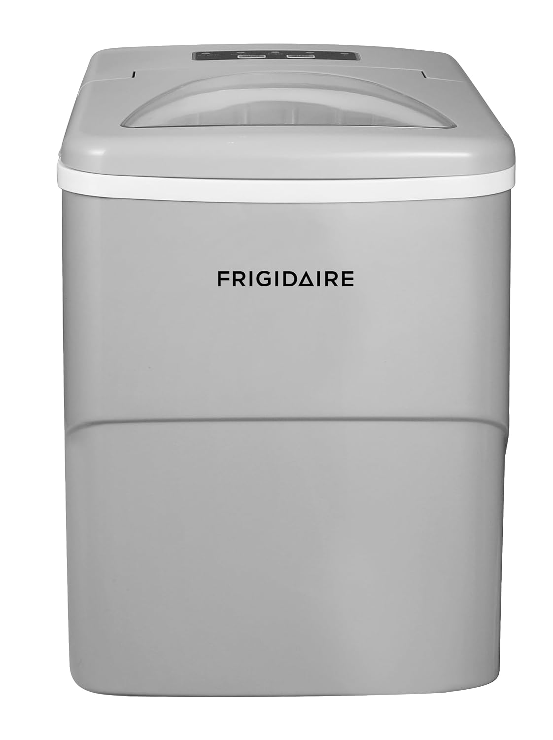 Frigidaire Portable Compact Ice Maker, 26lb per Day, Ice Making Machine (Silver)
