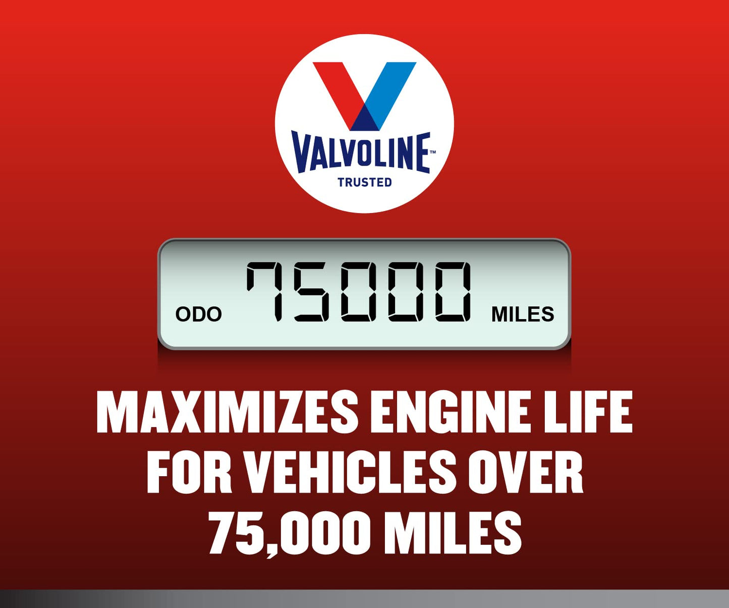 Valvoline Full Synthetic High Mileage with MaxLife Technology SAE 5W-30 Motor Oil 1 QT, Case of 6