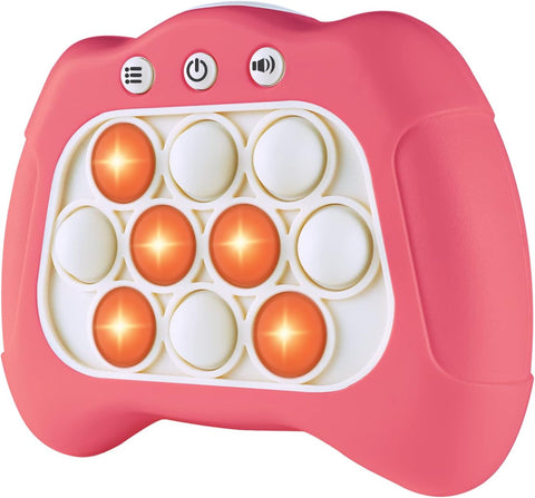 Intoypad Pop The Target! Handheld Speed Push Fidget Game Machine Pink