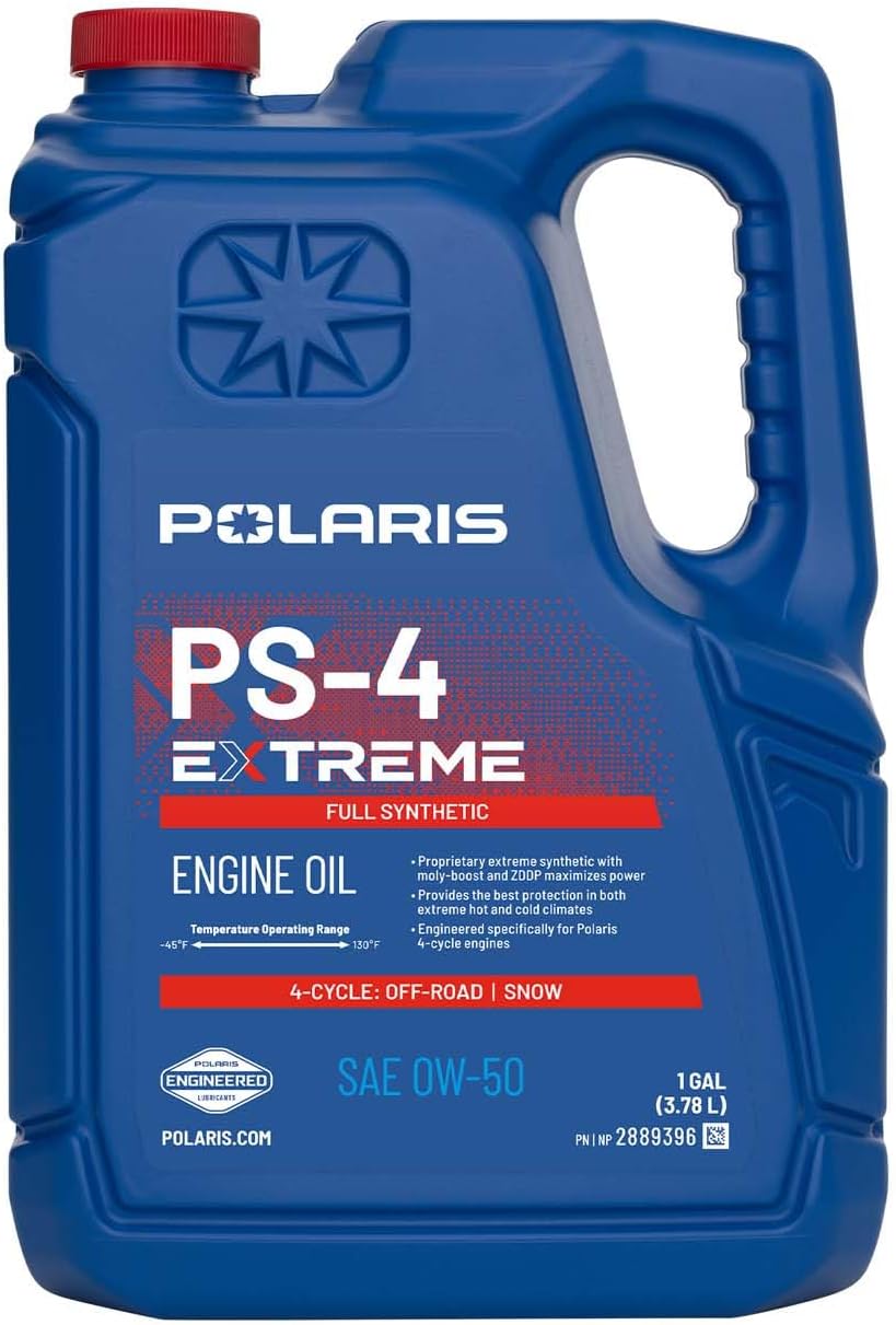 Polaris PS-4 Extreme 0W-50 4 Cycle Full Synthetic Oil, 1 Gal - Part 2889396