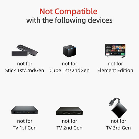 Replacement Voice Remote for Fire Stick, TV Cube, Amazon Fire Smart TV