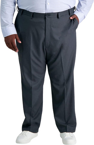 Haggar Men's Big & Tall Classic Fit Cool 18 Pro Golf Pant