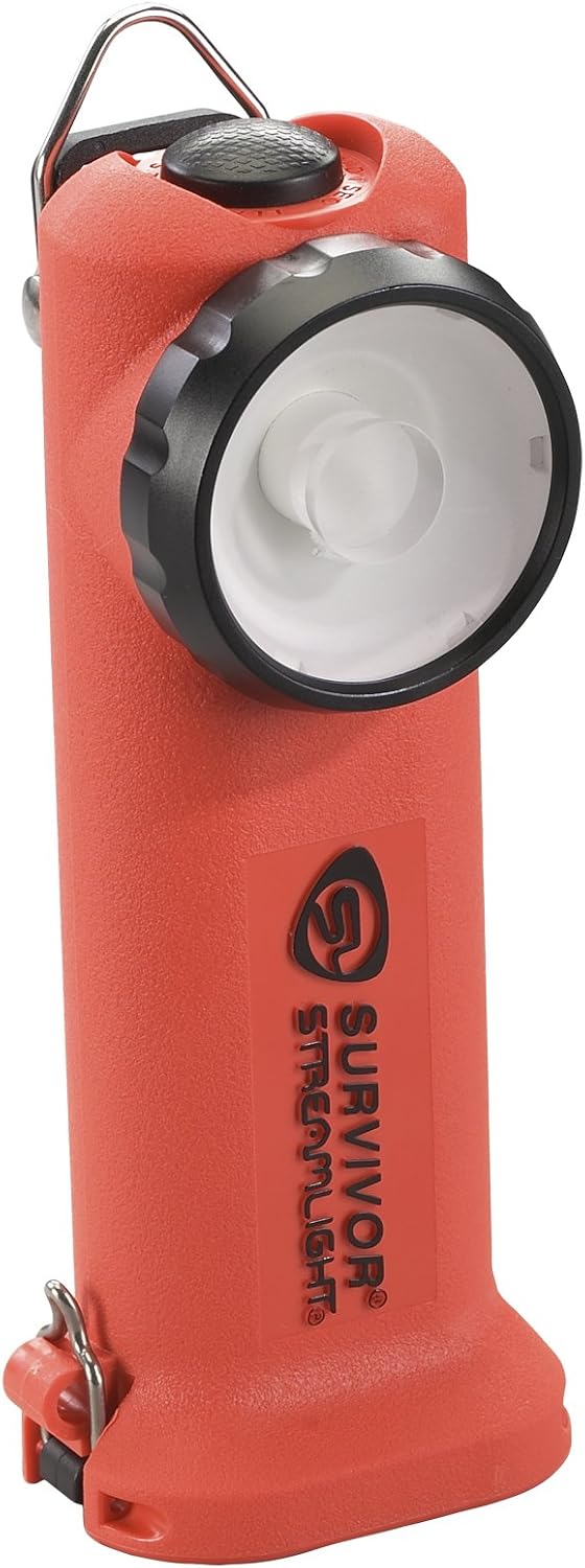 Streamlight 90540 Survivor 175-Lumen Right-Angle Flashlight, Orange
