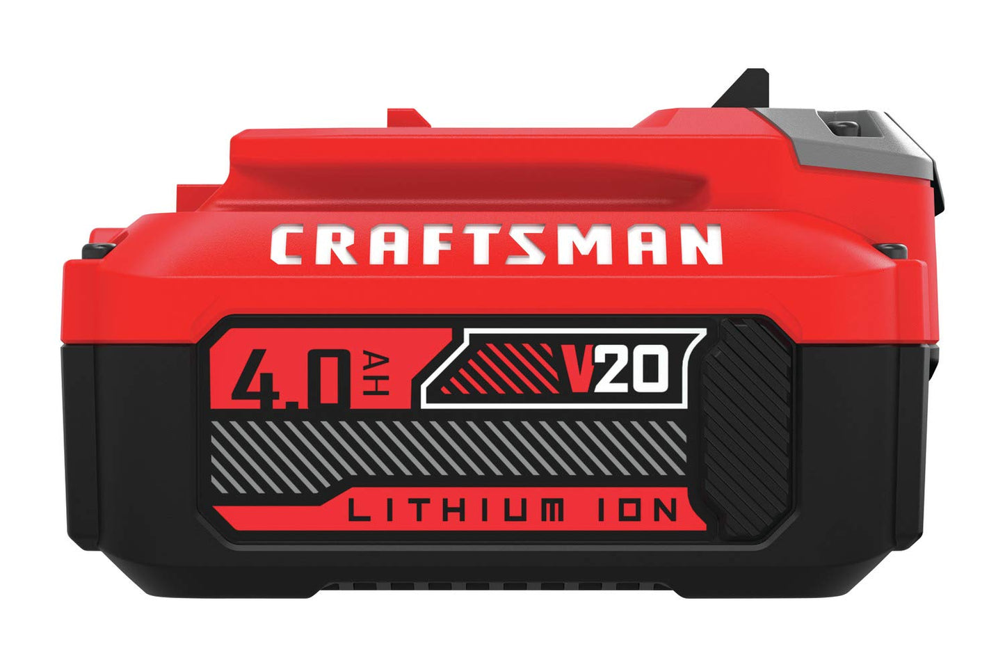 CRAFTSMAN V20 Lithium Ion Battery, 4.0-Amp Hour, 2 Pack, LED Charge Indicator (CMCB204-2)