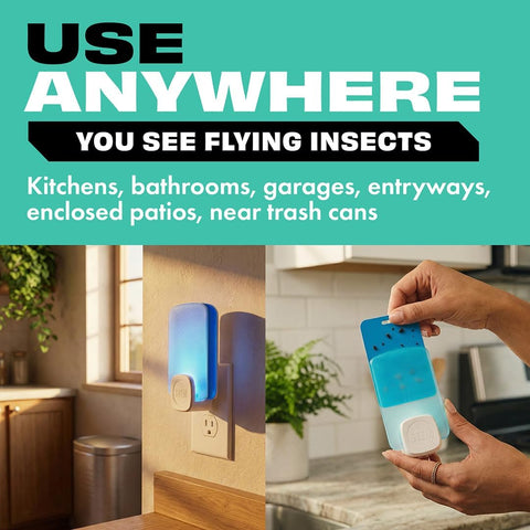 STEM Flying Insect Light Trap Refill Cartridges, Insecticide-Free, 6 Count