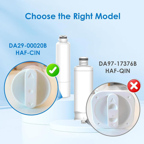 Waterdrop WD-F27 Replacement for Samsung® HAF-CIN/EXP Water Filter, 2 Pack