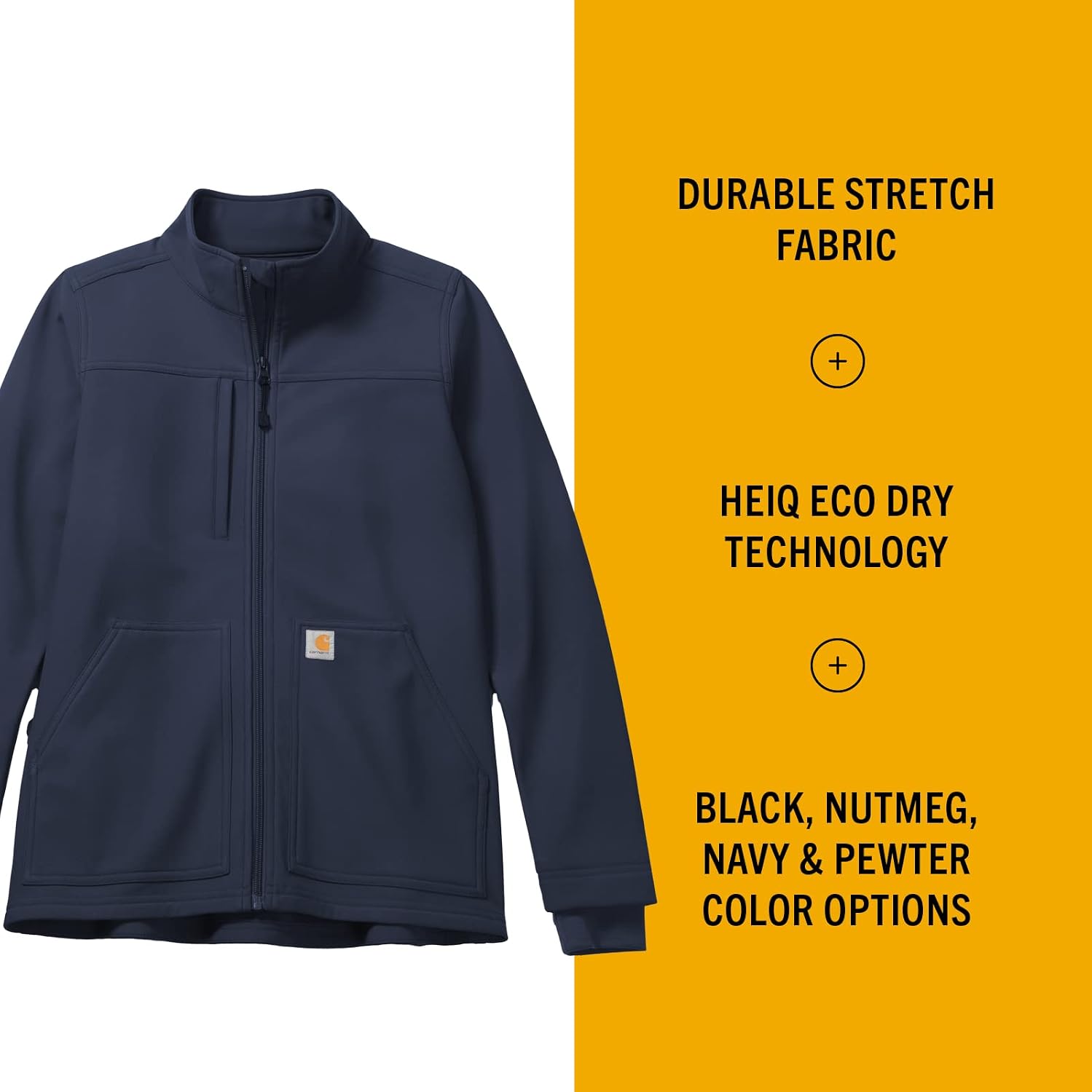 Carhartt Scrubs C81023 Women's Rugged Flex® Modern Fit Bonded Fleece Ja