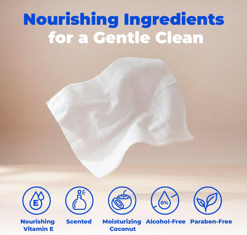 Best Pet Supplies Cleaning Dog Wipes - Moisturizing Coconut 100 Count