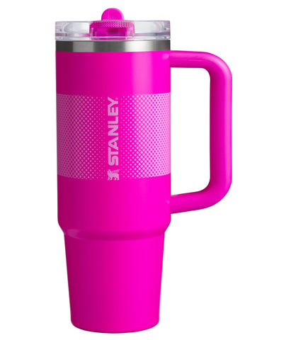 Stanley Quencher ProTour Flip Straw Tumbler with Leakproof Lid 30 oz | Built-In Straw & Handle | Cupholder Compatible for Travel | Insulated Stainless Steel Cup | BPA-Free | Vivid Violet Fade