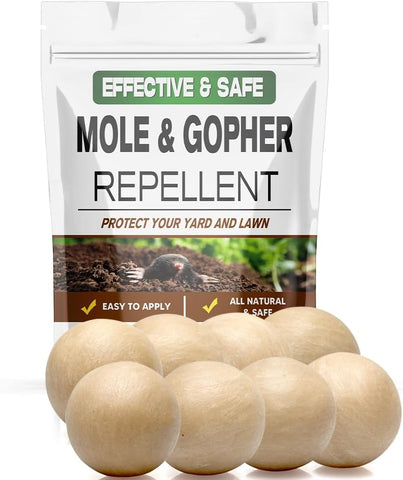 LEBMP Mole Repellent, Gopher Repellent, Groundhogs Repellant Outdoor- 5Pcs