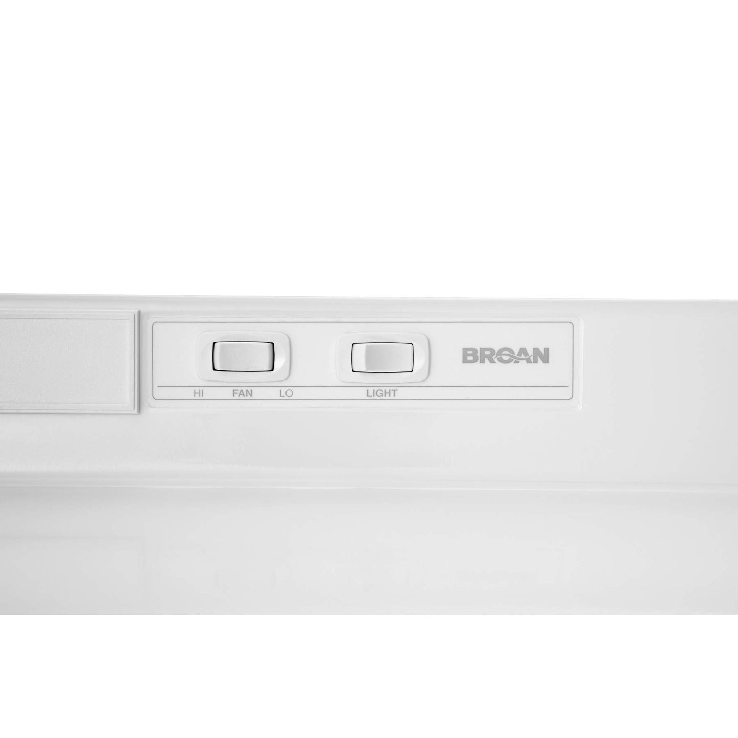 Broan-NuTone F403611 Two Four White 36-inch Under-Cabinet 4-Way Convertible Range Hood with 2-Speed Exhaust Fan and Light