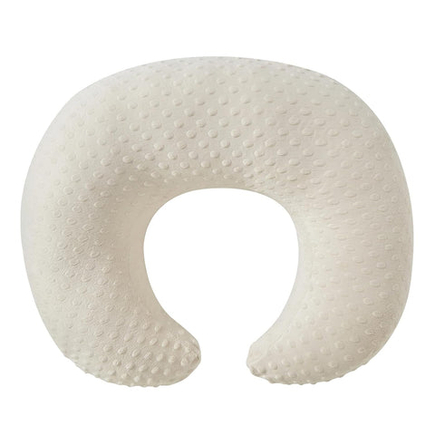 ESEN Plus Size Nursing Pillow and Body Positioner for Breast Feeding and Bottle Feeding, Ultra Soft Baby Breastfeeding Pillows with Removable Nursing Pillow Cover for Mom and Baby (Beige)
