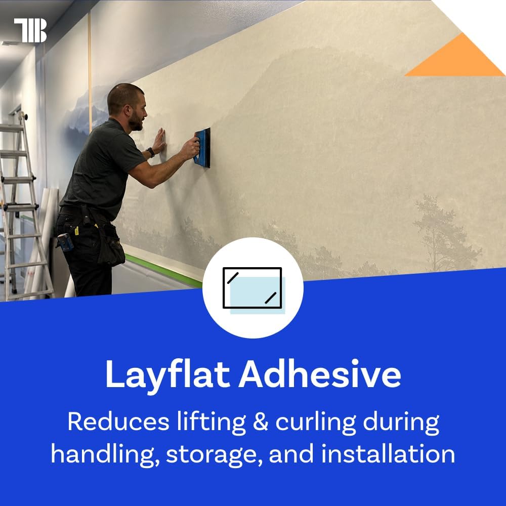 24 inch x 100 Yard Roll of Vinyl Transfer Tape Paper with Layflat Adhesive. Premium-Grade Application Tape for Vinyl Graphics and Sign Making. Made in the USA