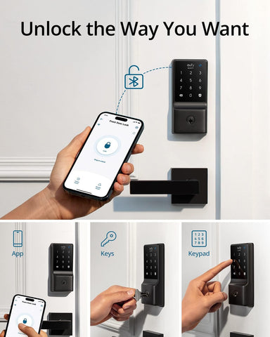 eufy Security Smart Lock C210, Keyless Entry Door Lock, Built-in Wi-Fi