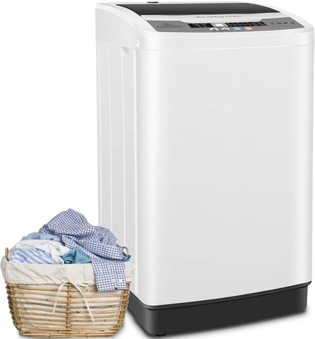 Nictemaw Washing Machine for Apartment, 20Lbs 2.8Cu.ft with Drain Pump 480W