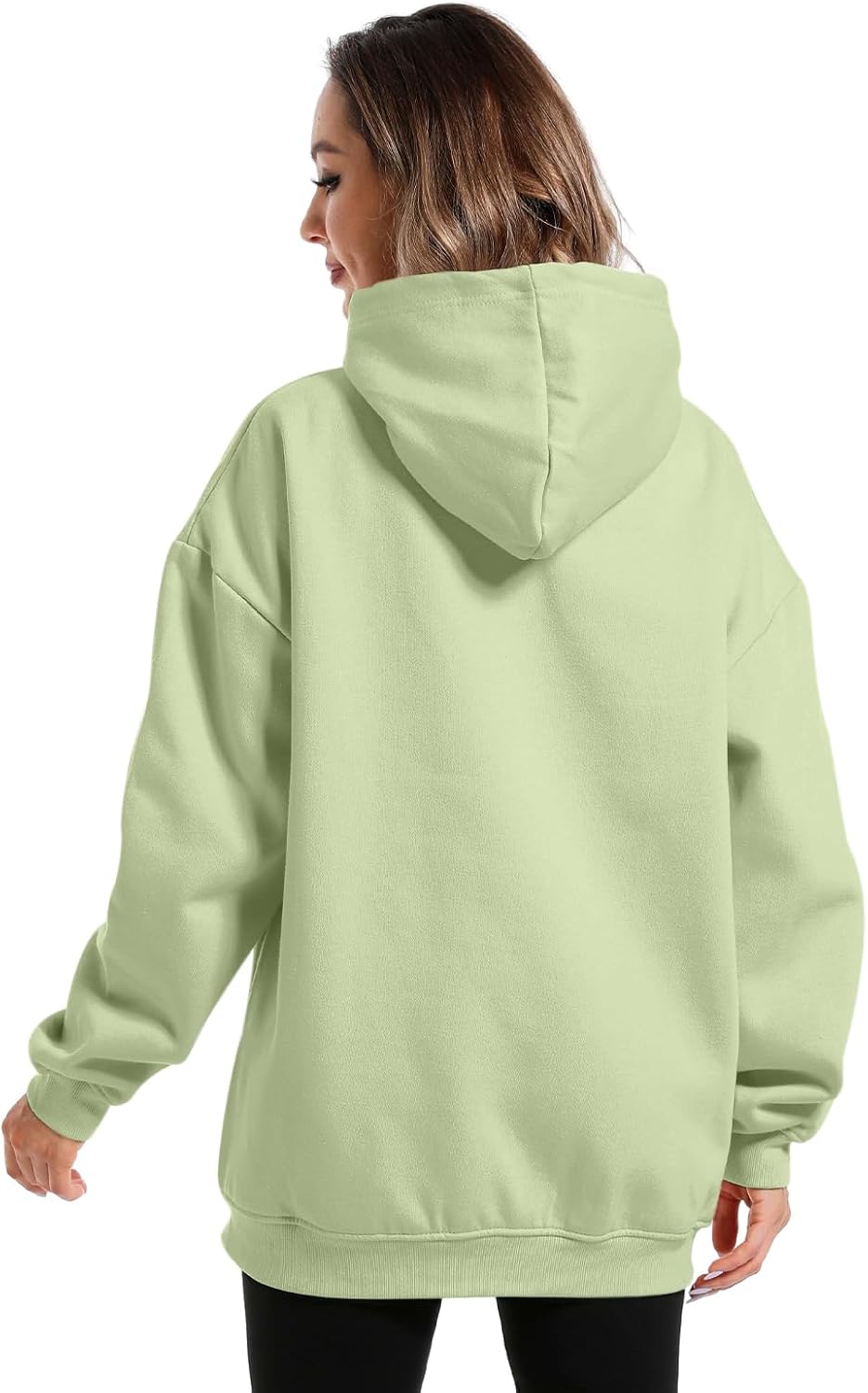 Oversized Cute Mushroom Dino Print Hoodies for Womens Kawaii Cartoon Sweatshirt Teen Cotton Fleece Sweaters