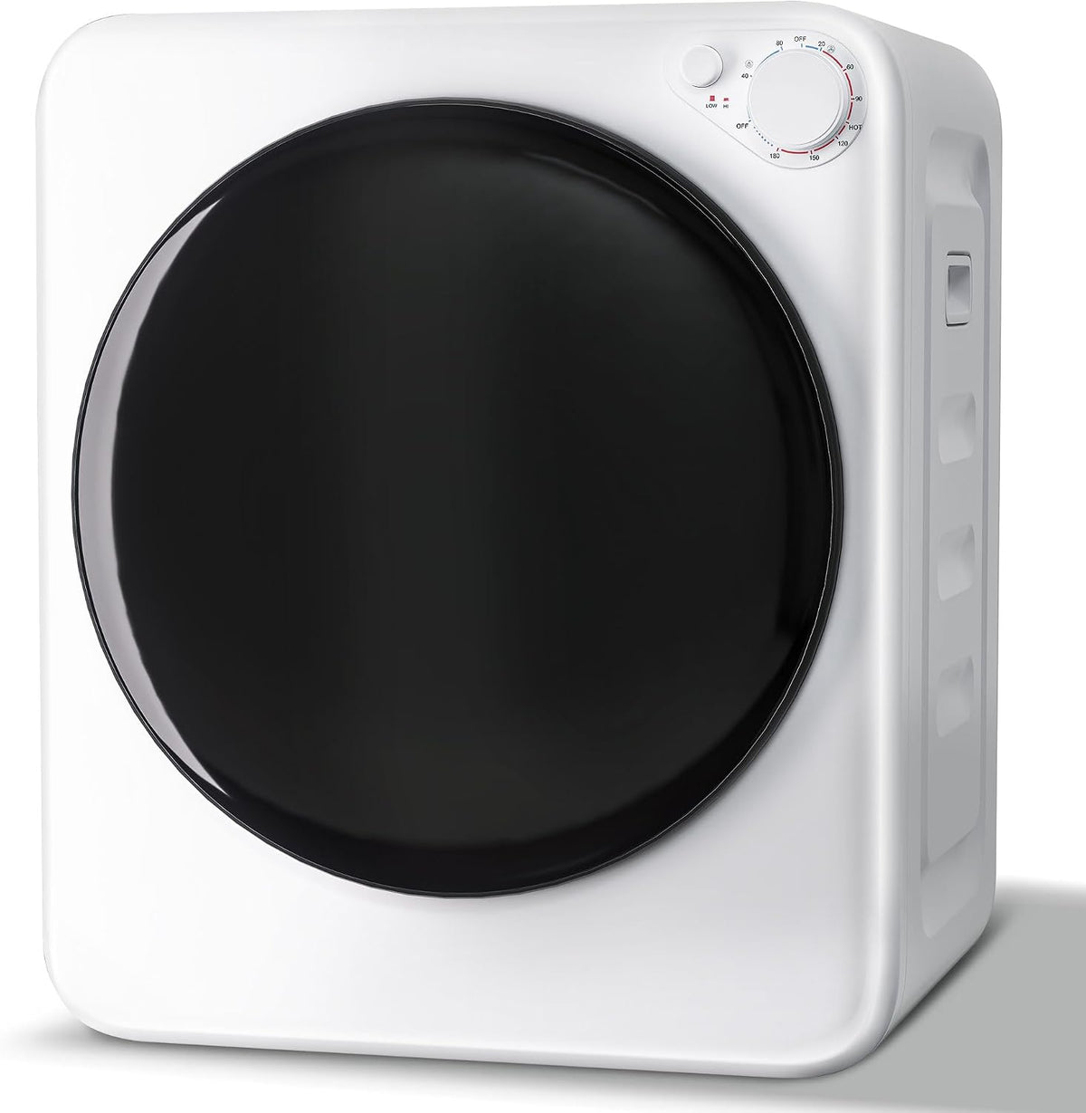 1.7 Cu.Ft Portable Clothes Dryer, 5 Drying Modes & Control Knob