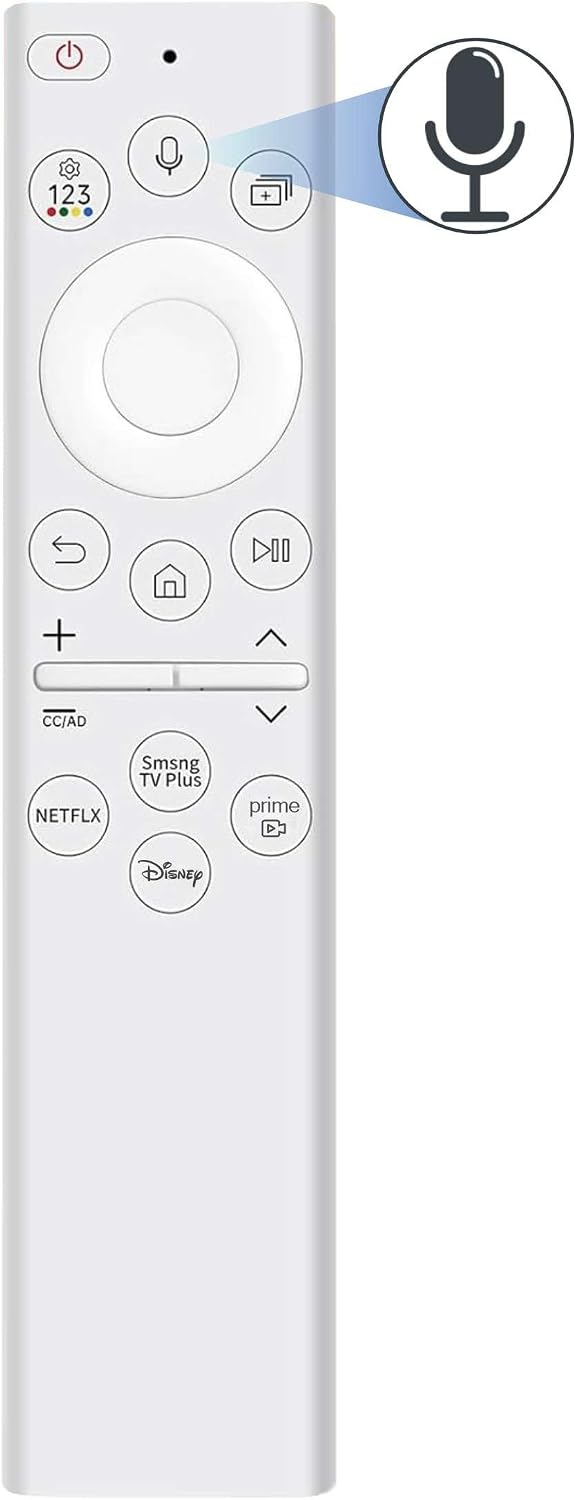 for Samsung Frame TV Remote, for 2018-2025 Samsung Remote Control for Smart TV with Voice Control. No Solarcell. 2-Year Warranty.