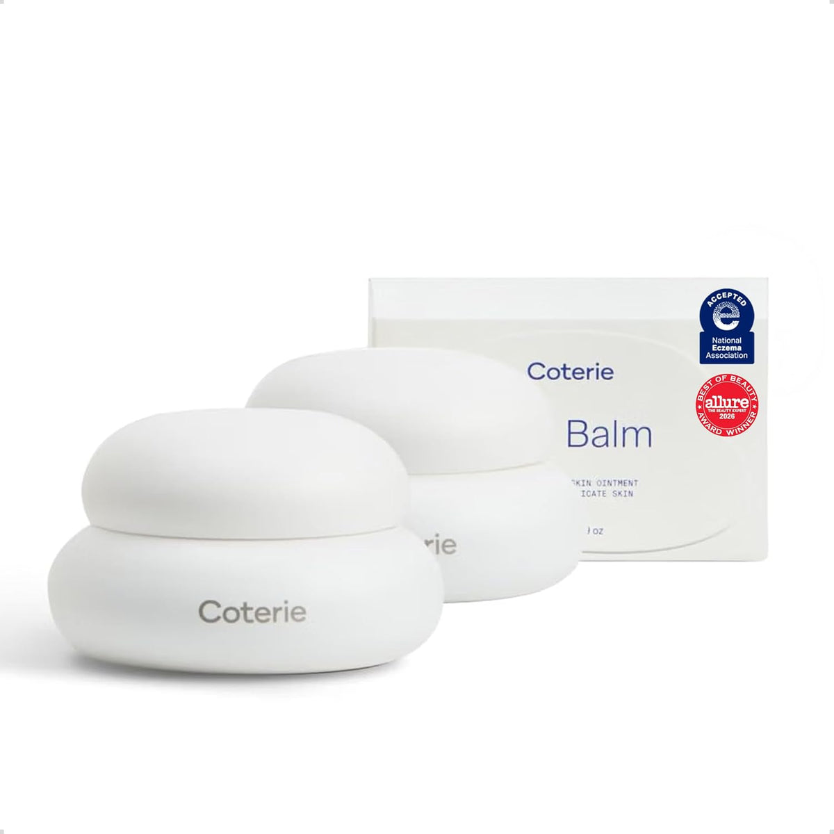 Coterie Bun Balm, 4.59 oz Diaper + Dry Skin Balm (Pack of 2)