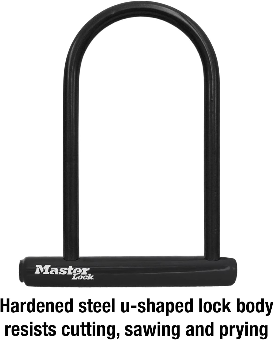 Master Lock U-Lock Keyed Bike Lock, 7-1/4-inch Anti-Theft Device, 8320D
