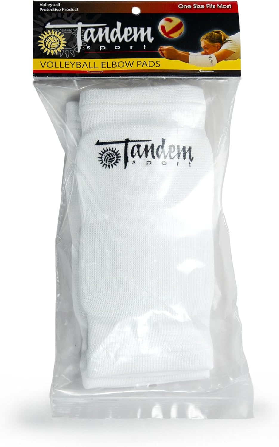 Tandem Sport Volleyball Elbow Pads - Volleyball Pads for Floor Burns and Bruises - Non-Bulky Volleyball Elbow Pads