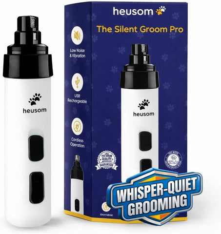 Silent Groom Pro Pet Nail Grinder | Whisper Quiet Dog Nail Grinder