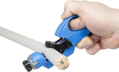 WEICON Cable Stripper No. 4-29 Spiral | For Thick Cables | Round, Longitudinal & Spiral Cut | Outer Diameter range 0.177-1.142 Inch (4.5-29 mm) | Up to 4/0 AWG | Cutting Depth up to 0.118 Inch