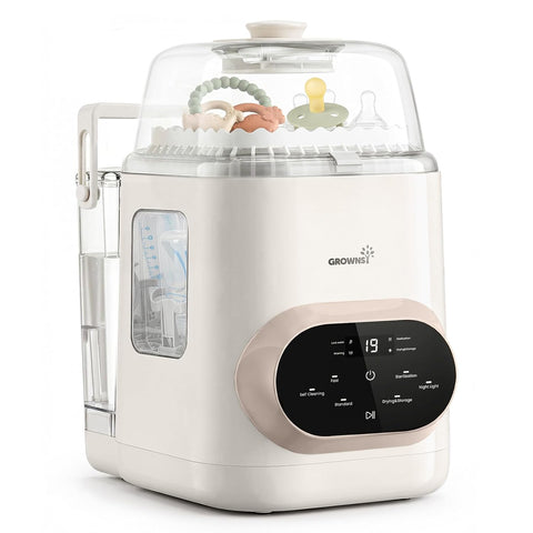 GROWNSY EaseClean Pro Bottle Washer & Sterilizer & Dryer, Visible Cleaning