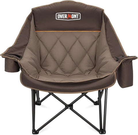 Overmont Oversized XL Camping Chair for Adults 500 lb Support