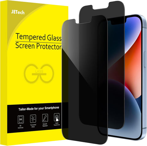 JETech Privacy Screen Protector for iPhone 14 Plus, 2-Pack