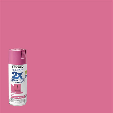 Rust-Oleum Painter's Touch 2X Ultra Cover Spray Paint, Gloss Berry Pink