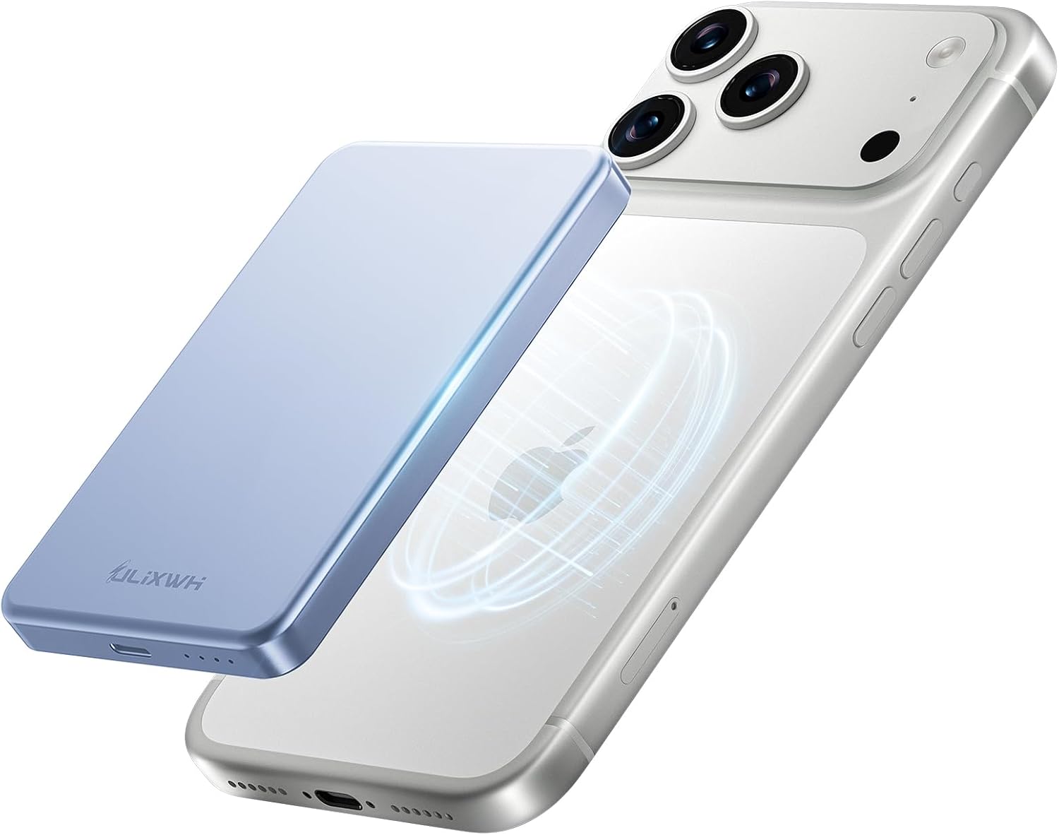 ULiXWH 10,000mAh for MagSafe Power Bank Ultra-Slim Metal-Alloy
