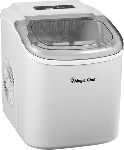 27 lb. Portable Countertop Ice Maker in White