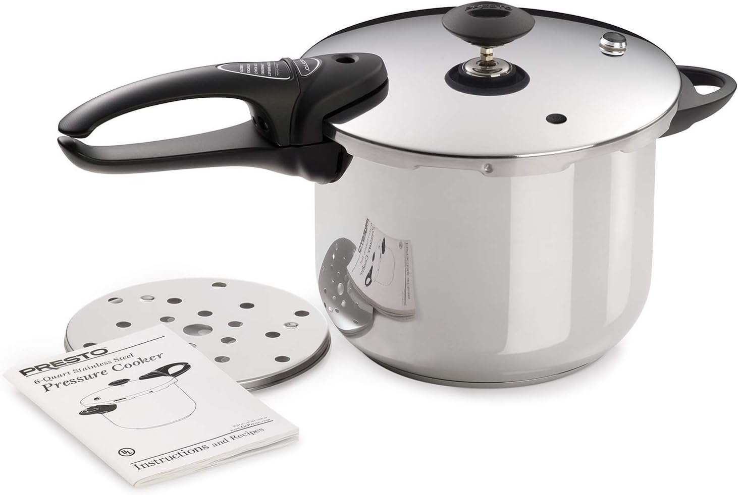 Presto 01365 6-Quart Stainless Steel Pressure Cooker