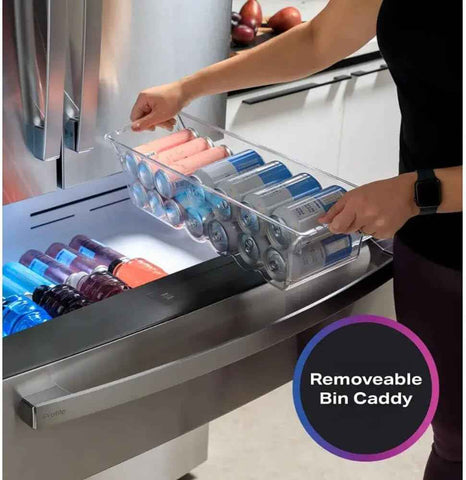GE Profile PVD28BYNFS 36" 4-Door French Door Refrigerator with 27.6 cu. ft. Total Capacity in Fingerprint Resistant Stainless Steel
