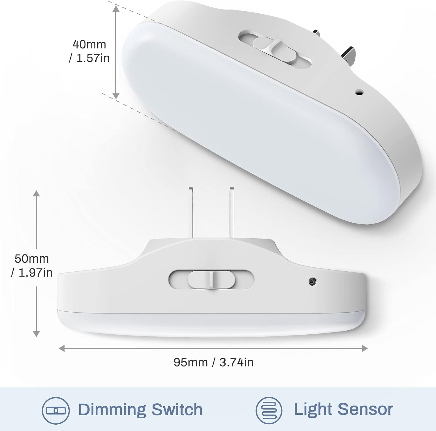 DORESshop Led Night Light,Night Lights Plug into Wall,Dusk to Dawn Sensor