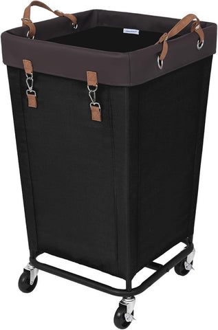 StorageWorks 160L Laundry Basket with Wheels, Rolling Hampers for Clothing