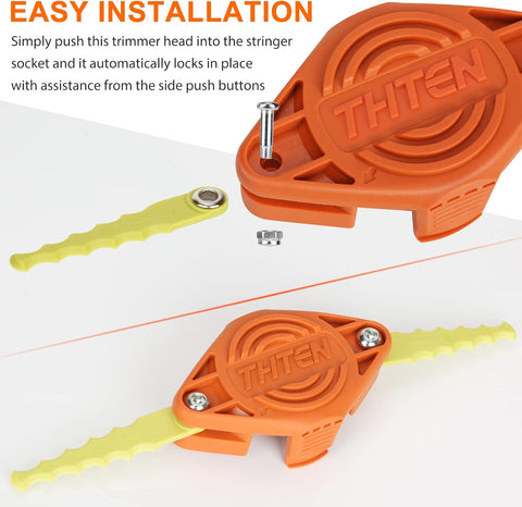 THTEN WA0010 WA0004 Trimmer Blade Fit for Worx WG180 WG175 String Trimmer