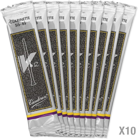 Vandoren CR1935 Bb Clarinet V.12 Reeds Strength 3.5; Box of 10