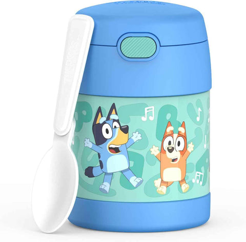 THERMOS FUNTAINER Kids Food Jar with Spoon, 10oz, Lime