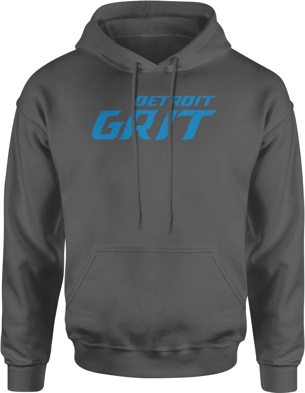 Expression Tees Grit Detroit Football Hard Knocks Unisex Adult Hoodie, Soft Fleece, Cozy Fit, Trendy Graphic Pullover
