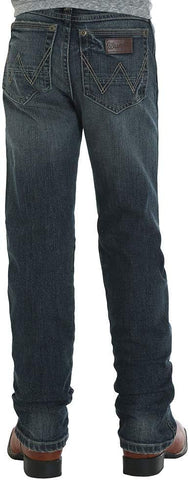 Wrangler Boys' Retro Slim Fit Straight Leg Jean