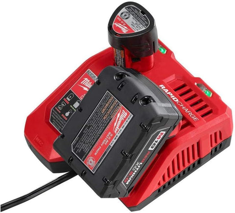 Milwaukee 48-59-1808 M12 and M18 12 Volt/18 Volt Lithium-Ion Multi-Volatge Rapid Battery Charger (Non-Retail Packaging)