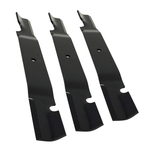 Grasshopper Set of 3 Mower 21" High-Lift Notch Lawn Mower Blades, GrassMax Blade, for All 61" FrontMount and MidMount Duramax Decks, OEM Yard Mowing Replacement Part 320245