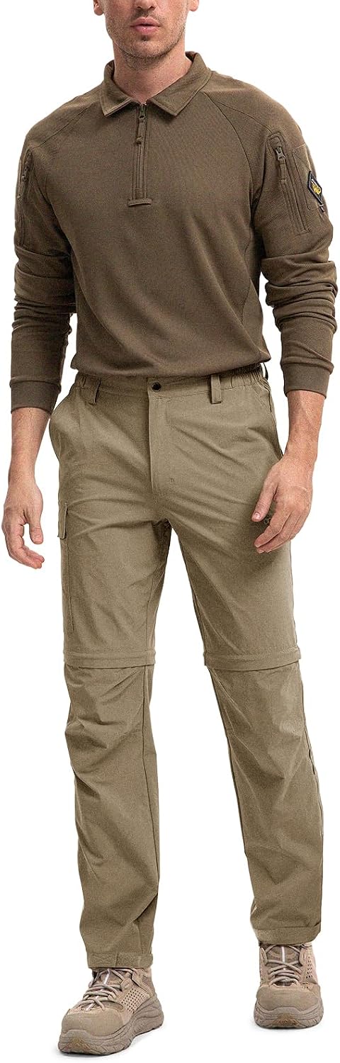 Moosehill Men's Hiking Pants: Convertible Quick-Dry