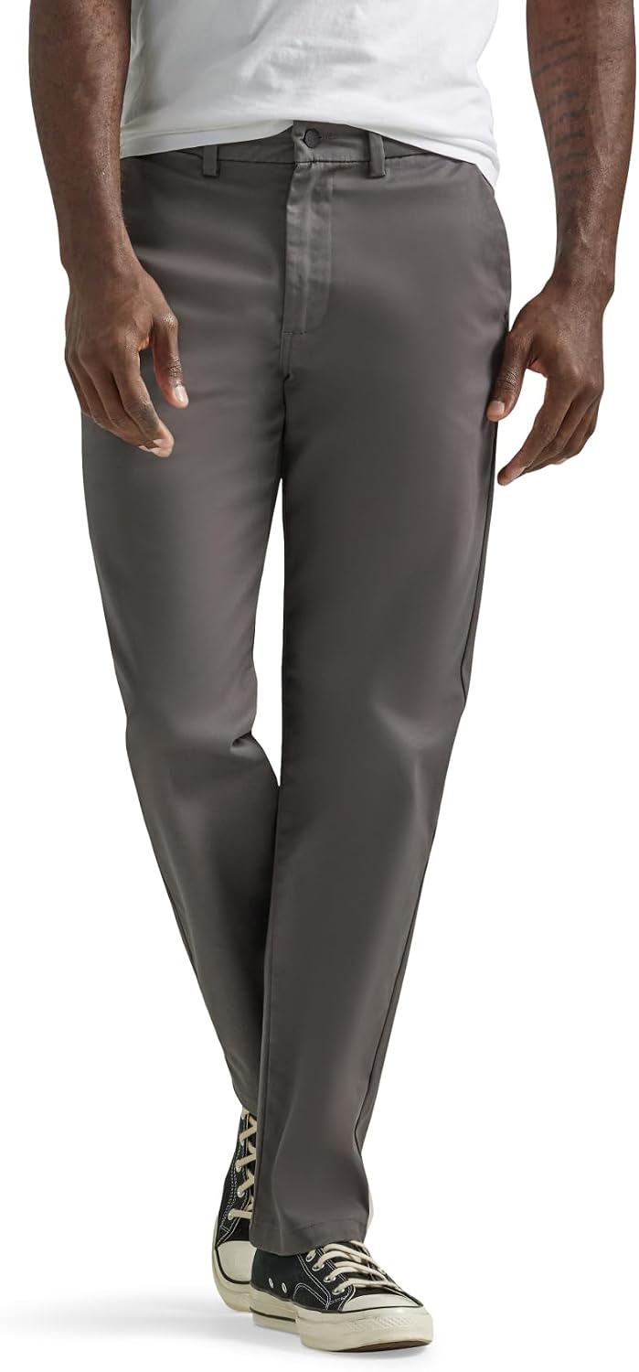 Lee Men's Flat Front Relaxed Straight Pant